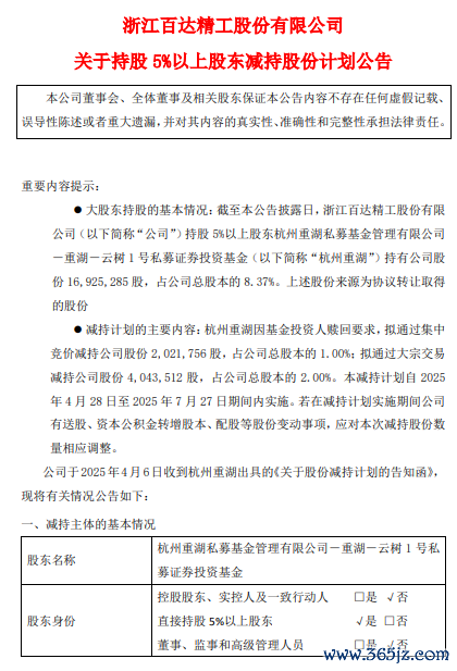 网上股票配资网站 春雪食品：股东拟合计减持不超过3%公司股份